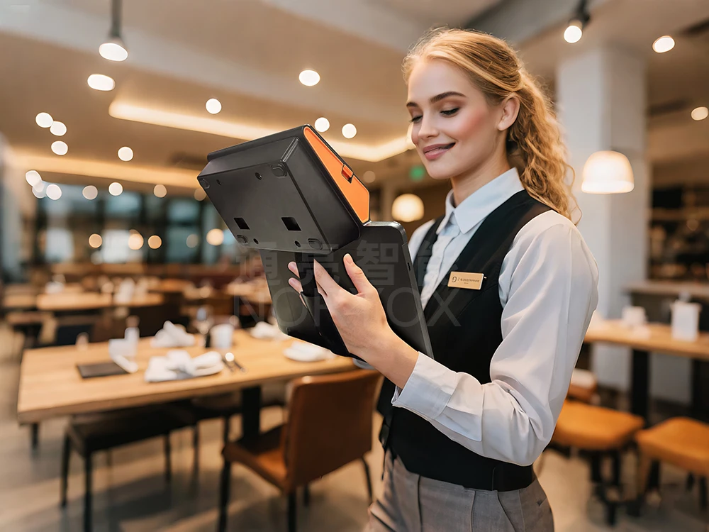 

Noryox 11R Android 13 4GB+64GB Tablet Smart POS Desktop 11'' 80mm Printer NFC Dual Screen Tablet POS Systems for Clothing Store