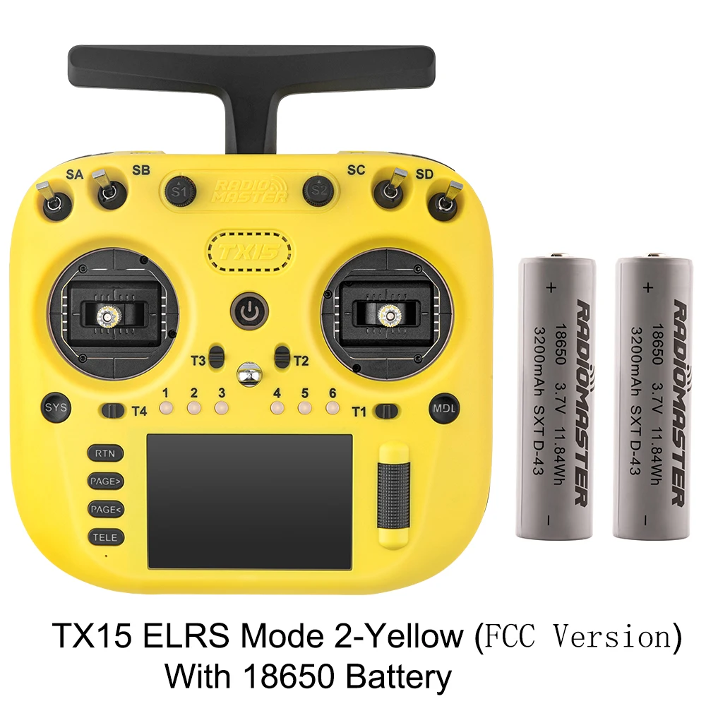 Pre-Order Radiomaster TX15 3,5 inch IPS touchscreen radiocontroller ExpressLRS V5.0 Hall Gimbal ingebouwde gyromicrofoon