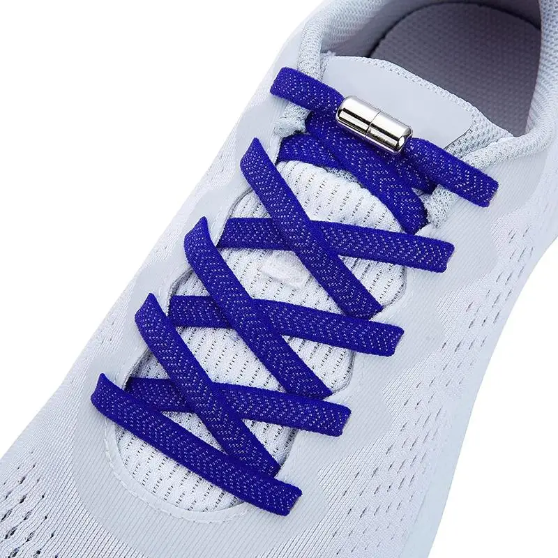 No Tie Shoe Laces Elastic Shoelaces Sneakers Quick Tieless Shoelace Kids Adults Flat laces Rubber Bands for Shoes Dropshipping