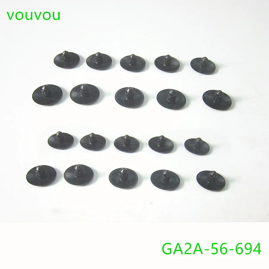 Accesorios de coche GA2A-56-694 clip de sujeción del capó del motor para Mazda 323 91-08 Premacy 626 MPV MX-5 BT-50 Mazda 3 Mazda 6 RX-8 CX-7