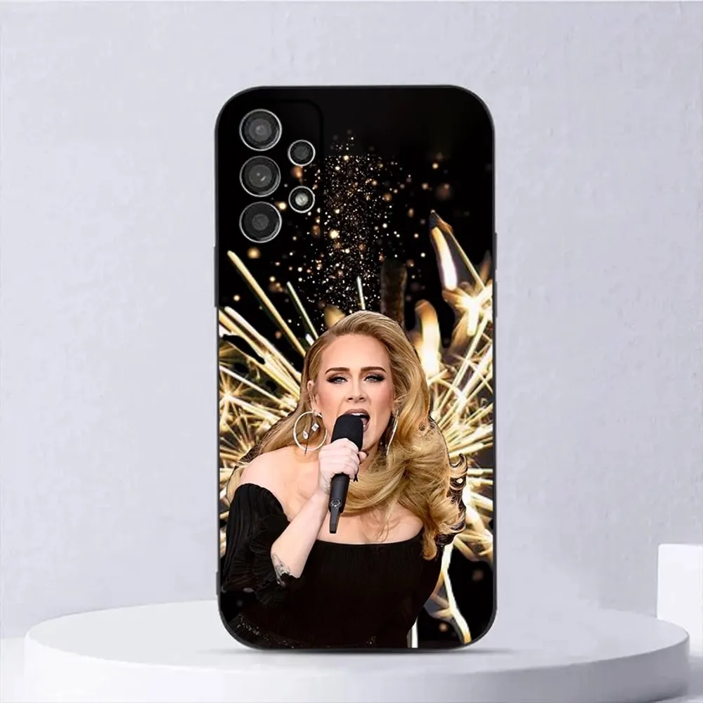 Singer Adele A-Adkins Phone Case For Samsung Galaxy A13,A21s,A22,A31,A32,A52,A53,A71,A80,A91 Soft Black Shell