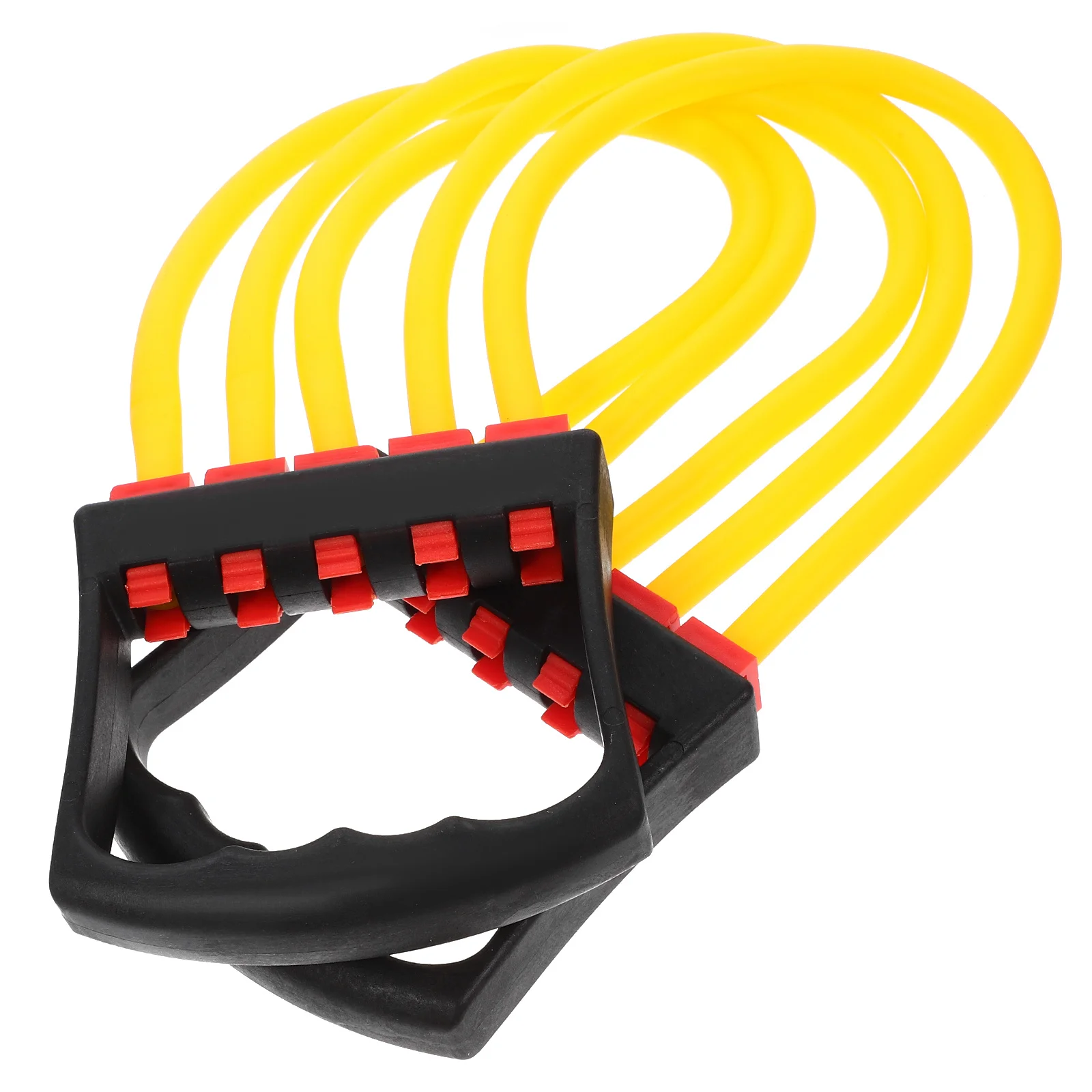 حبل مقاومة للياقة البدنية من Tpe، مرفق آلة كابل بمقبض متين لآلة توسيع الصدر وحزام سحب وتمارين اللياقة البدنية