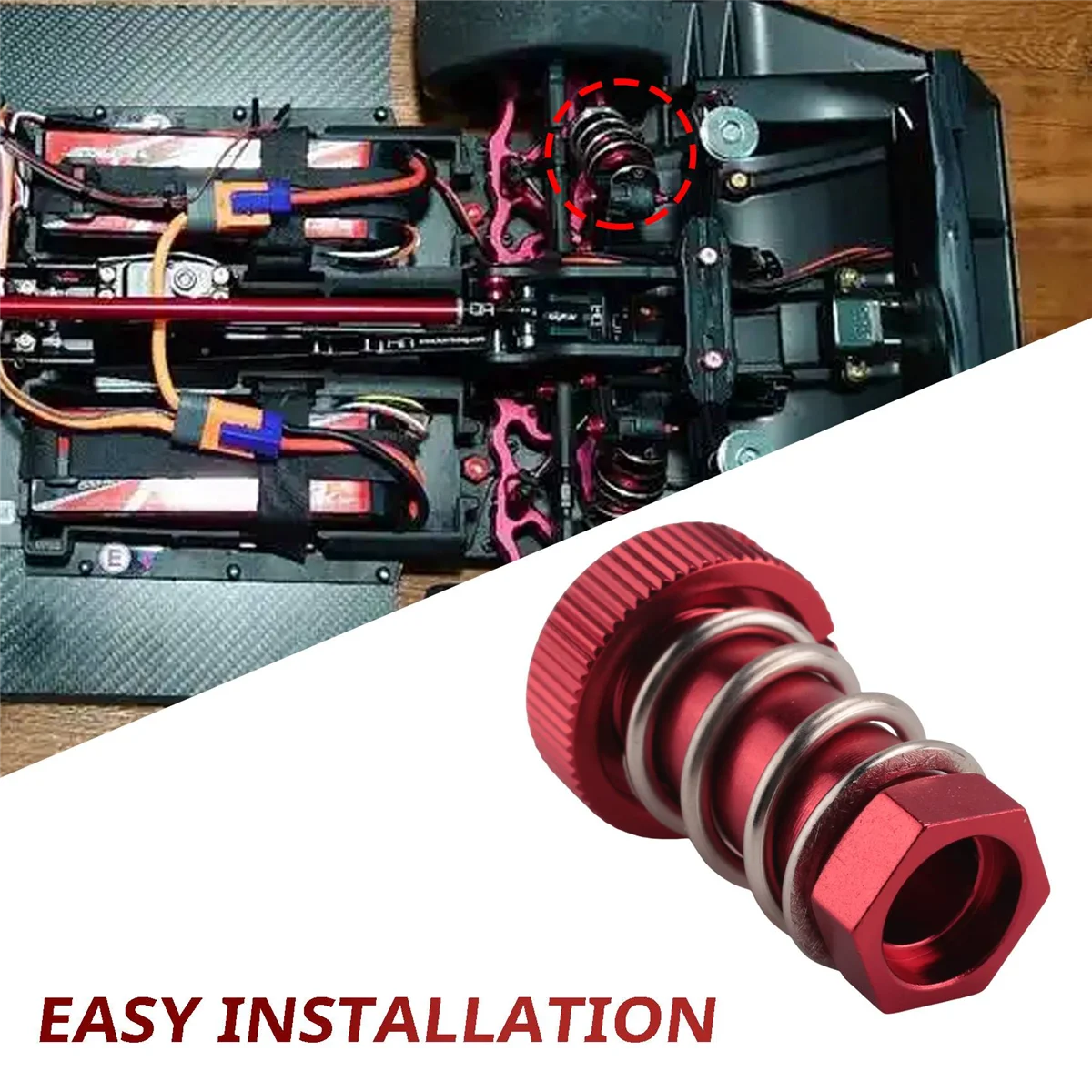 ГОРЯЧАЯ металлическая трубка для сервопривода с зажимной гайкой для Arrma 1/8 Kraton Senton Talion Typhon 1/7 Infraction Mojave, обновленные детали, 1