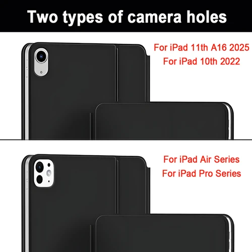 Imagen 2 del producto Funda con teclado magnético retroiluminado para iPad Air de 11 y 13 pulgadas M3 2025, 7.ª generación y iPad Air de 11 y 13 pulgadas M2 2024, 6.ª generación