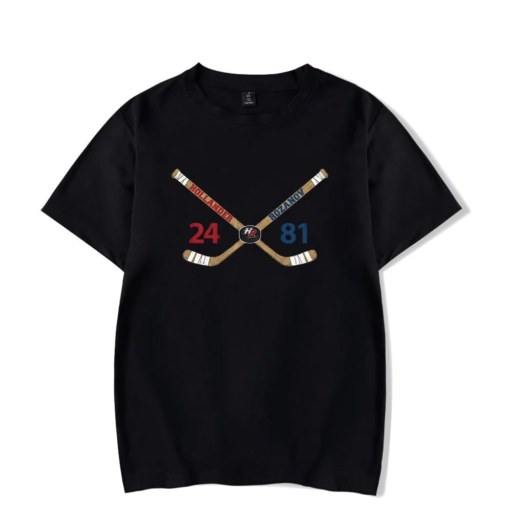 Heated Rivalry Hollander Rozanov T-shirt Women Men Short Sleeve Crewneck Casual Fashion Tee
