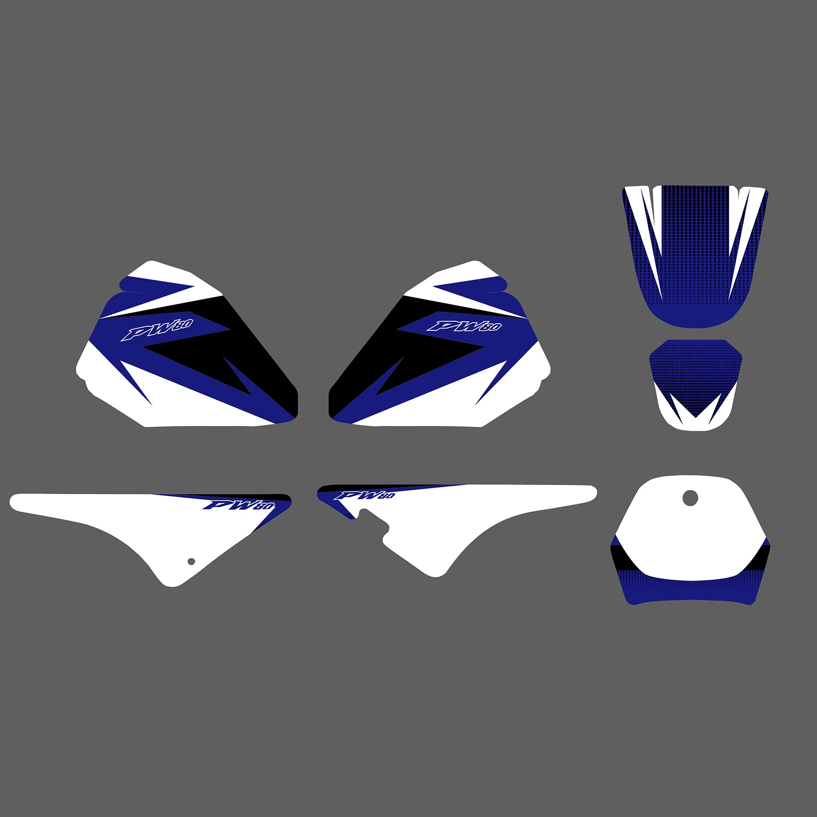 AliExpress NICECNC Motorcycle Background Graphics Decals Stickers For Yamaha PW80 PW 80 PIT Bike Decoration Protector Sticker Personality Customize