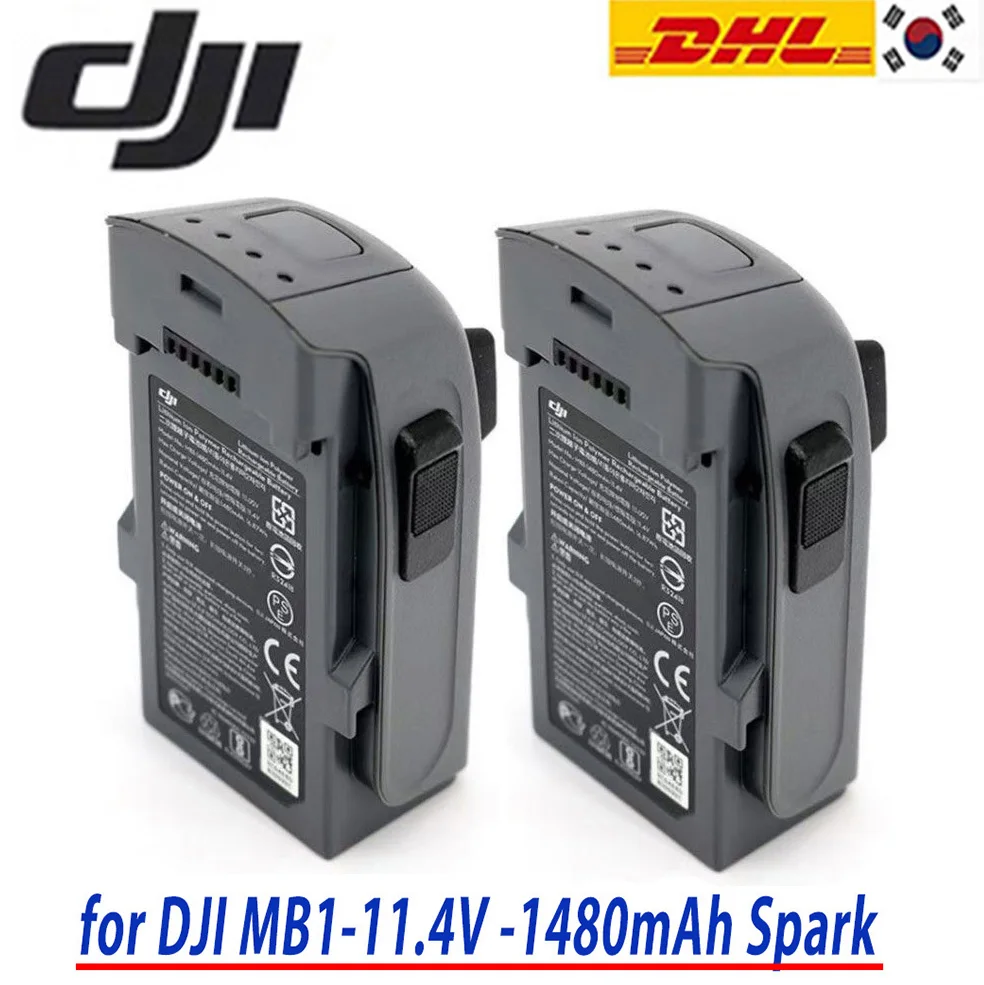 

100% оригинальная аккумуляторная батарея 1480 мАч для DJI MB1-1480 мАч-11,4 В Spark Drone