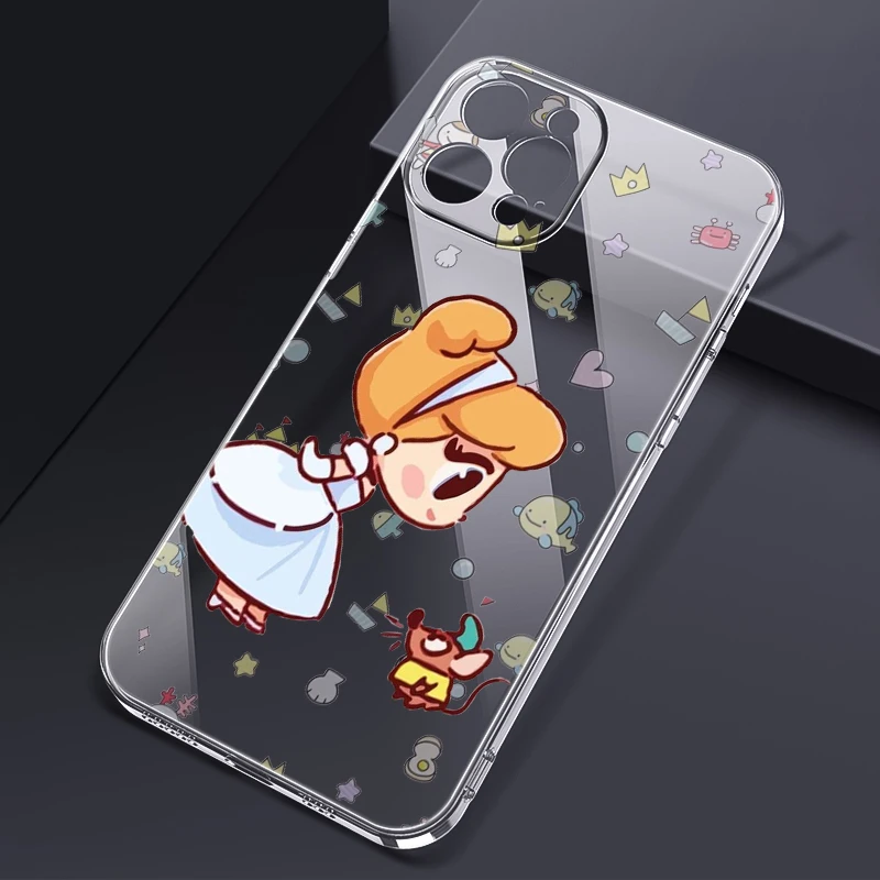 Disney Rapunzel Cute For iPhone 15 14 13 12 11 Pro Max XS Max X XR 7 8 Plus 6S 5S Transparent Phone Case