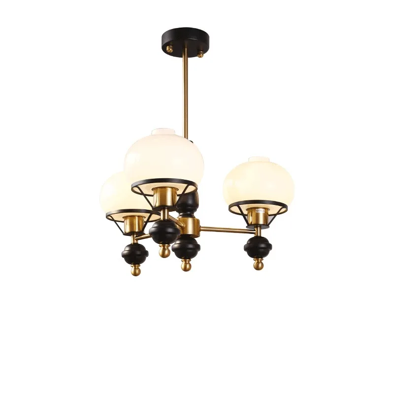 Bauhaus chandelier, American high-end retro living room bedroom c