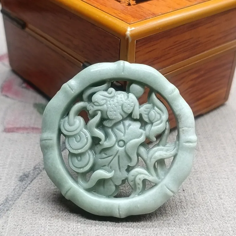 

The New Natural Guizhou Jade Pendant Is Exquisite, Fashionable and Elegant, Suitable for Both Men and Women