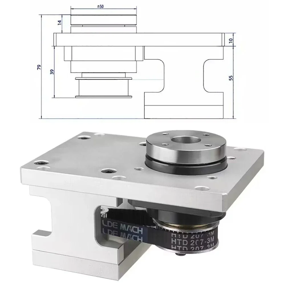 Imagem -02 - Plataforma Rotativa Cam Indexer Mesas de Corte Banco de Teste Rotativo Kit de Servo Motor Deslizante Carga 5kg Eixos Eixos
