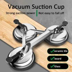 Glass Suction Cup Lifter Tile Suction Cup 150Kg Vacuum Lifter for Granite Metal Wood Panel Manual Lifting Heavy Vacuum Spreader