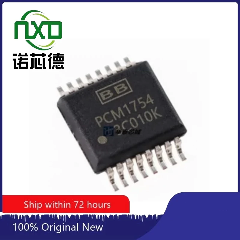 

10PCS/LOT PCM1754DBQR PCM1754 SSOP16 udio digital to analog converter chip Brand new original