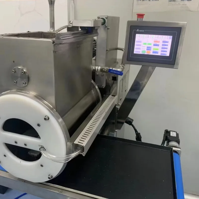 2024  LST New Design Chocolate Peanut Cluster Machine Chocolate Covered Nuts Cluster Depositor Machine PLC