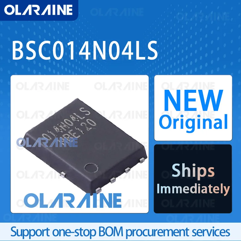 

5/10/100Pcs BSC014N04LS TDSON-8-EP transistor MOSFET RoHS N-Channel 1 Channel Vds-: 40 V Id-100 A