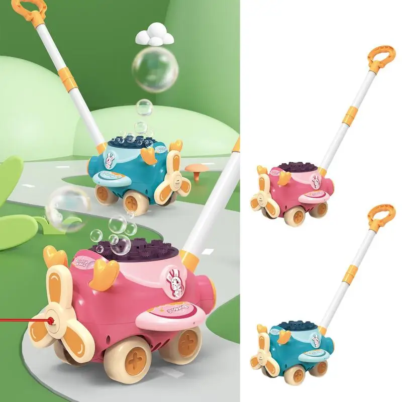 

Bubble Machine Cart Wedding Bubbles For Kids With Light Music Summer Bubble Garden Mower For Kids Automatic Bubble Mower Push