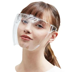 Occhiali da sole a pieno facciale Maschera Donna Uomo Visiera protettiva Occhiali Occhiali Copriobiettivo sferico Occhiali da sole da ciclismo anti-spruzzo