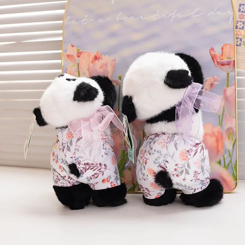 26-30cm Cute Baby Diapers Giant Panda Plushies Doll Cartoon Stuffed Animal Young Fluffly Bears Toys Sofa Pillow Home Decor Gifts