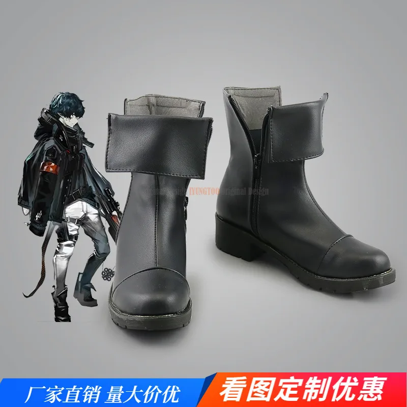 Arknights  Faust  Anime Characters Shoe Cosplay Shoes Boots Party Costume Prop