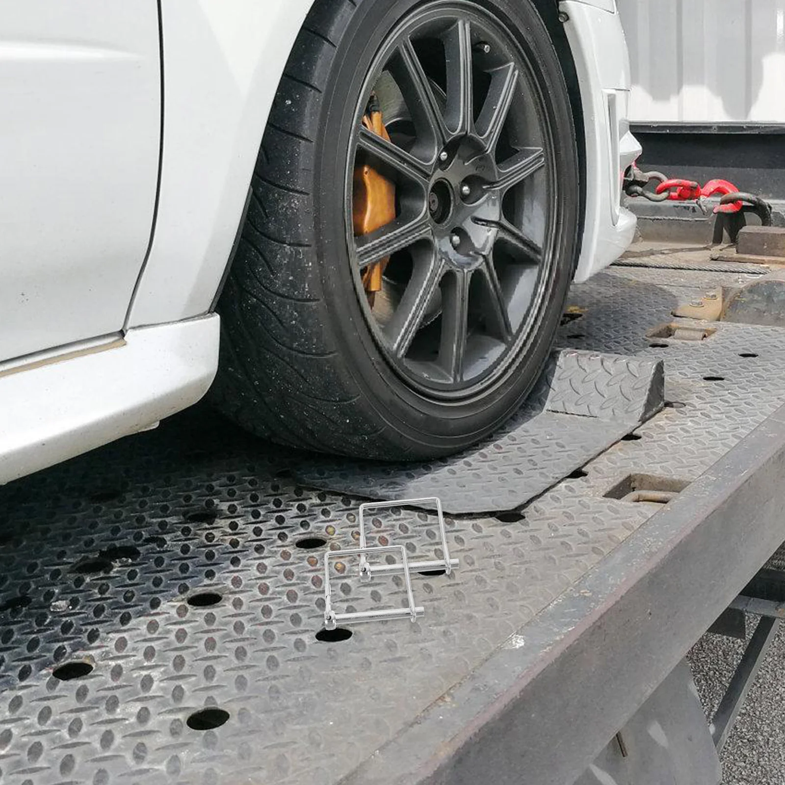 4 Pcs Coupler Pin Safety Square Hitch Metal Trailer Lock Heavy Duty for Locking