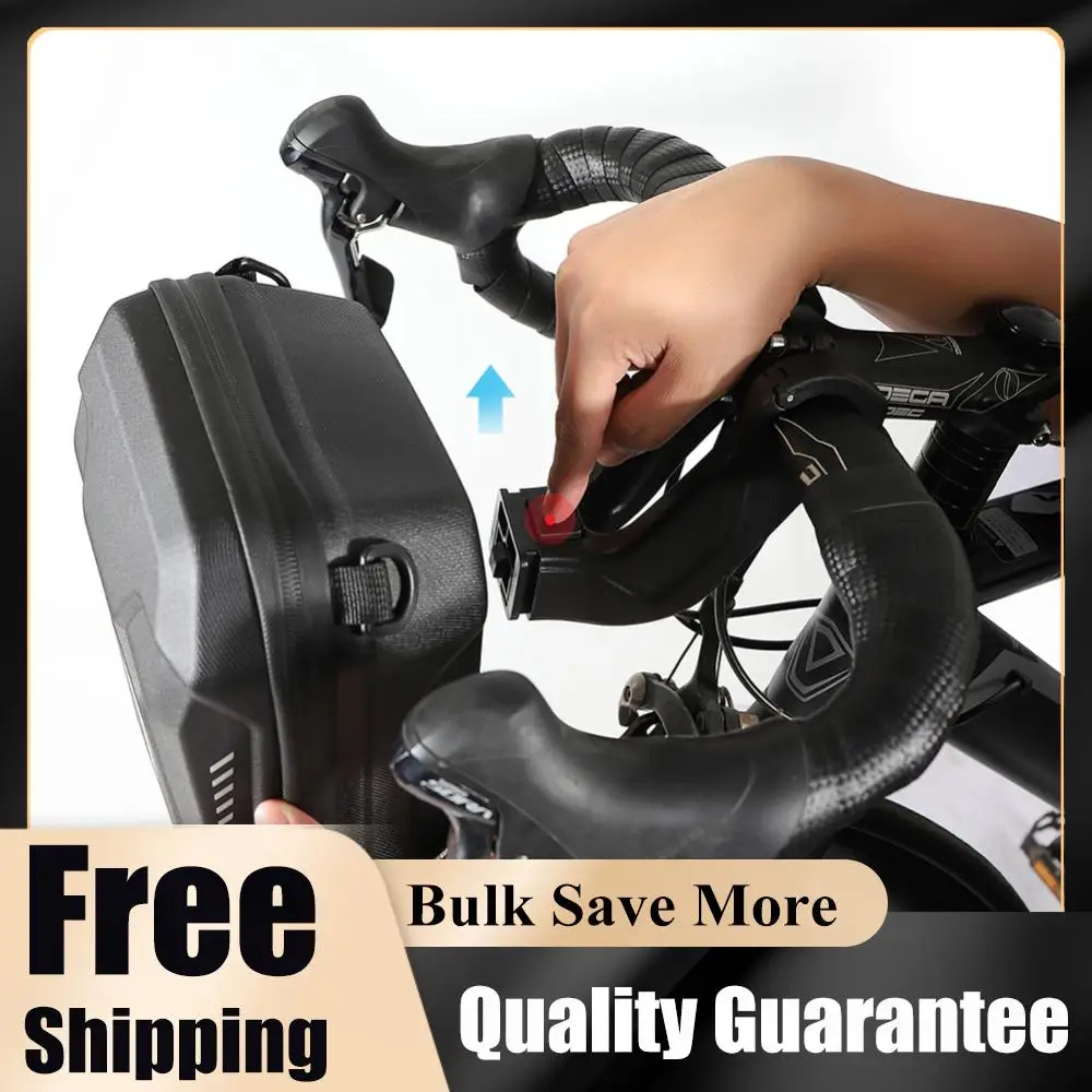 3L Bicycle MTB Handlebar Bag Large Capacity MTB Road Bike Hard Shell Phone Case Electric Scooter Pouch Cycling Equipment