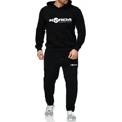 Men Women 2Pcs Sets Sweatshirt Hoodies Pants Korda Inspired Tribute  Male Gyms Fitness Tops Joggers Sportswear Tracksuits S-XXXL