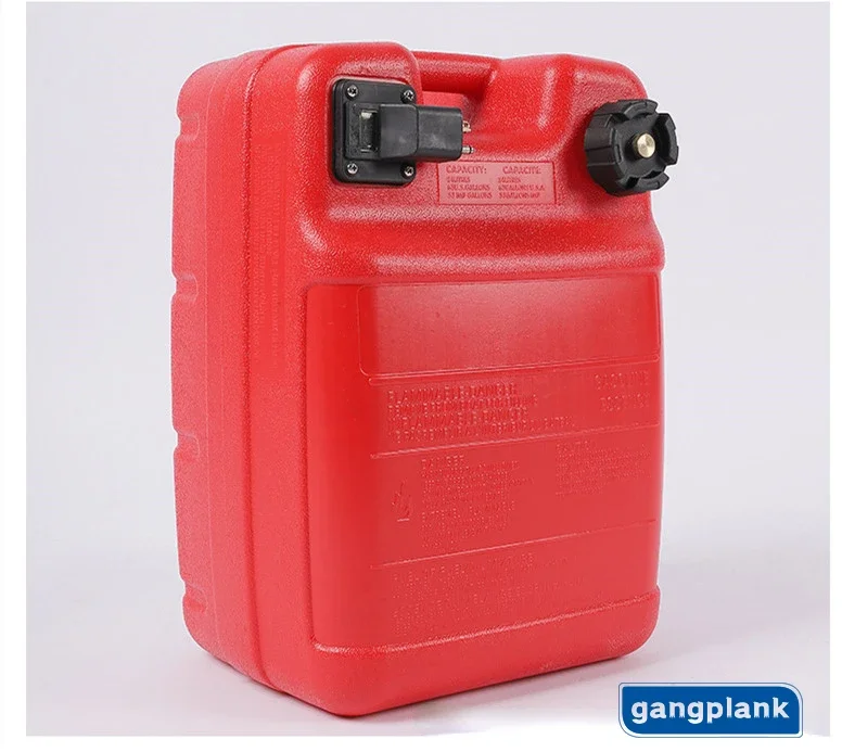 Boat Engine Oil Tanks 24L and Oil Pipe Set Two Piece Set Red Fuel Tank Outboard Motor Parts Outboards Oil Tube Tanks Tubing Set