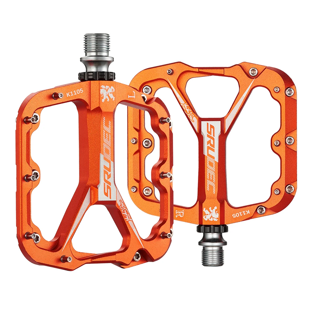 AliExpress NONE KRSEC Aluminum Alloy Pedals - Sealed Bearing Anti-Slip Bike Pedals for MTB & Road Bikes