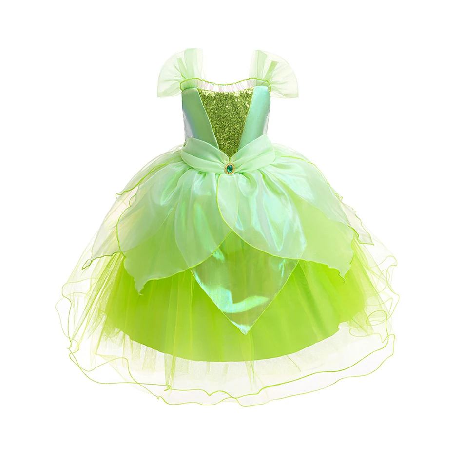 Frog Princess Themed Girls Dress Stylish and Comfortable Performances and Everyday Wear Girls Dresses Kids Cosplay Dresses