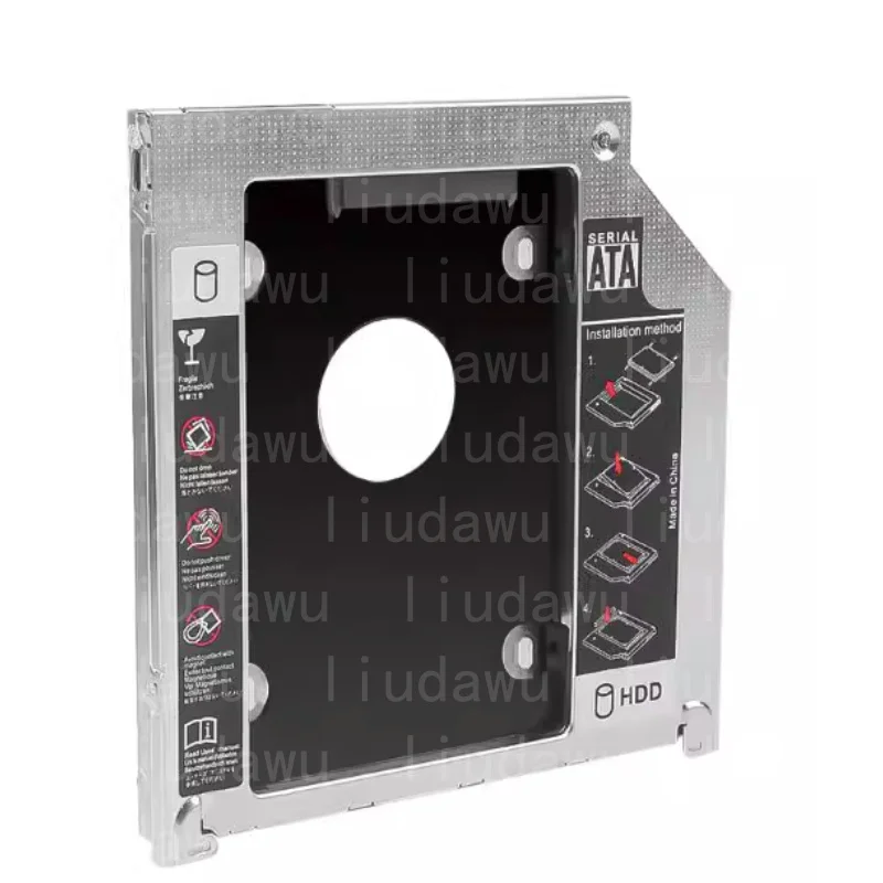 

2nd HDD SSD Hard Drive Caddy Tray Replacement for MacBook Pro 13/15/17 A1278 A1286 A1297 2008-2012 2.5 Inch 9.5MM