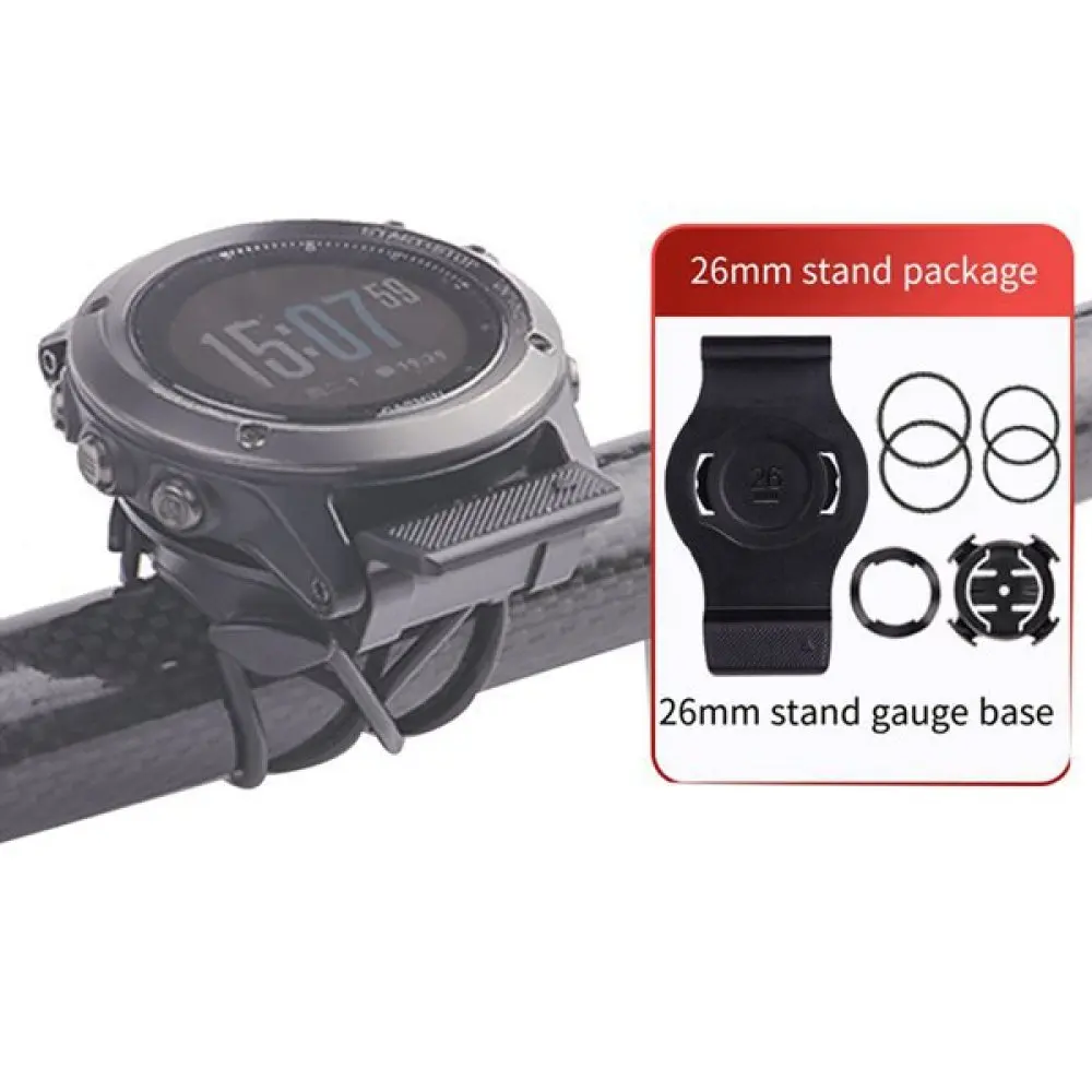 26mm Black Plastic Watch Band Replacement Strap Suitable For Garmin Cycling Smartwatch Accessory Durable Wrist Belt