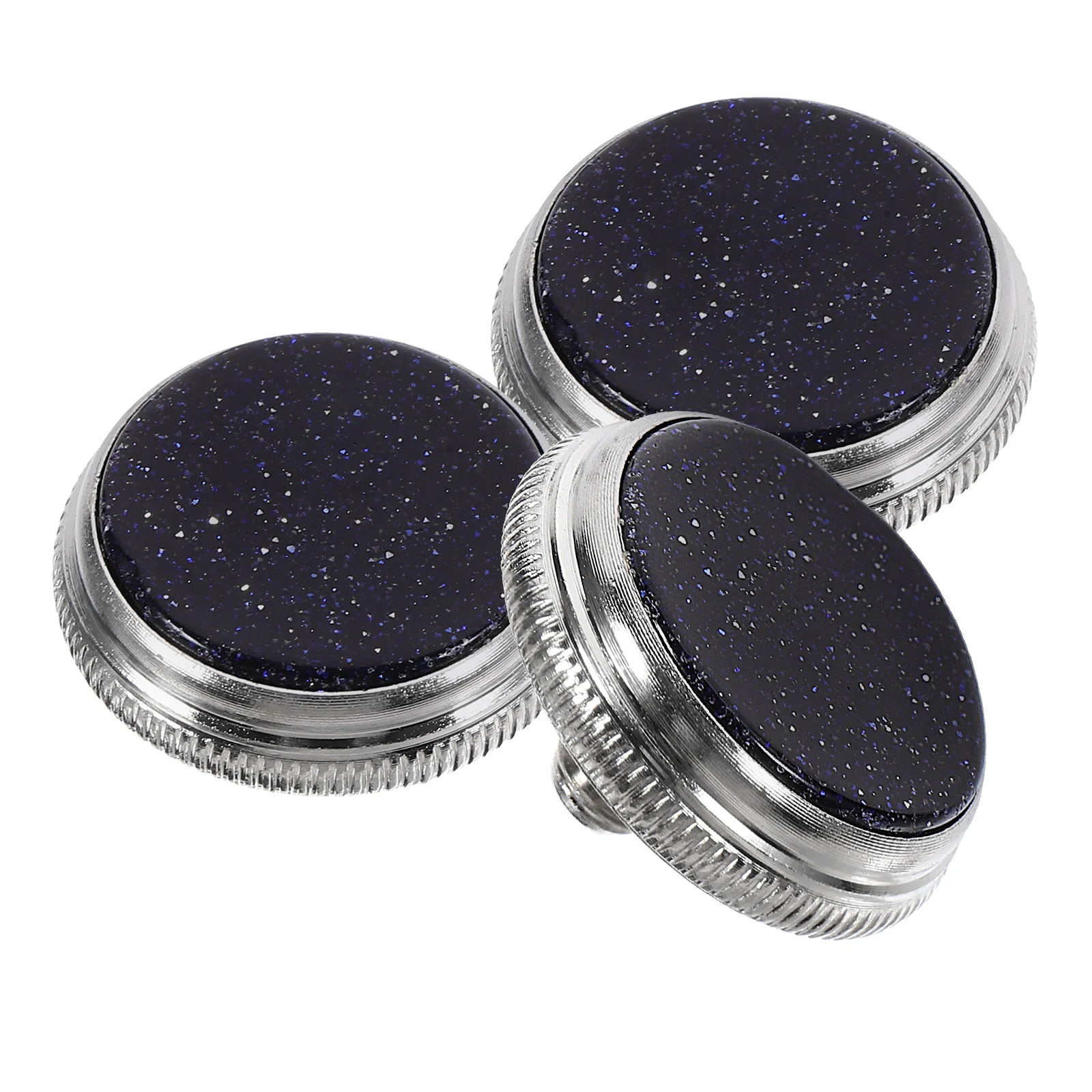

3pcs Blue Sandstone Piston Buttons Durable Trumpet Buckle Snap Musical Instrument Repair Tool Suitable for Trumpet Accessories