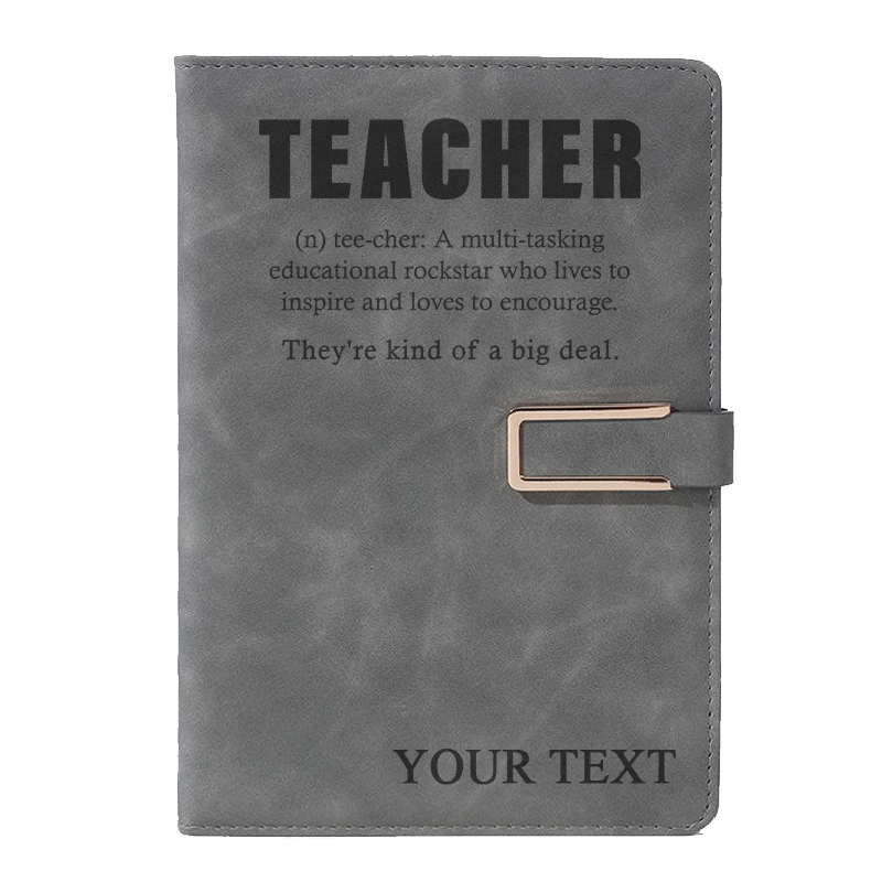 Custom Notebooks With Logo Name Bulk Teacher Definition Thank You Appreciation Gifts Leaving Away Goodbye Farewell Retirement