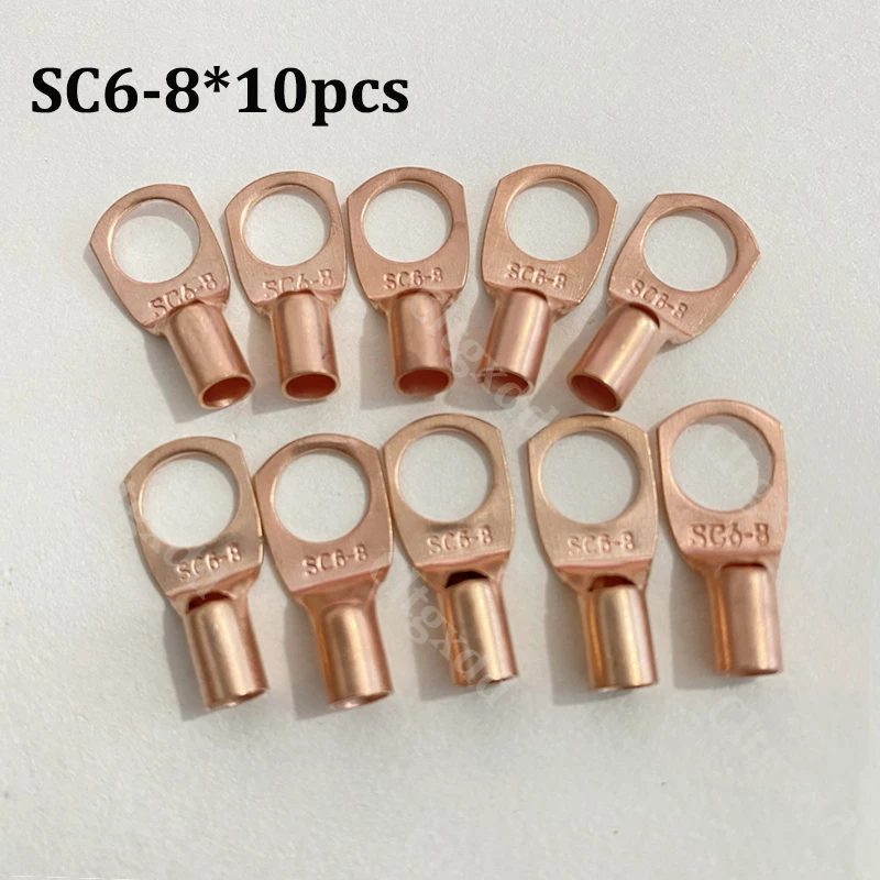 60 Stück/Box SC Kupfer-Kombinations-Batteriekabelklemmen SC6-6 SC6-8 SC10-6 SC10-8 SC16-6 SC16-8 SC25-6 SC25-8 mit Aufbewahrungsbox – Detail 12
