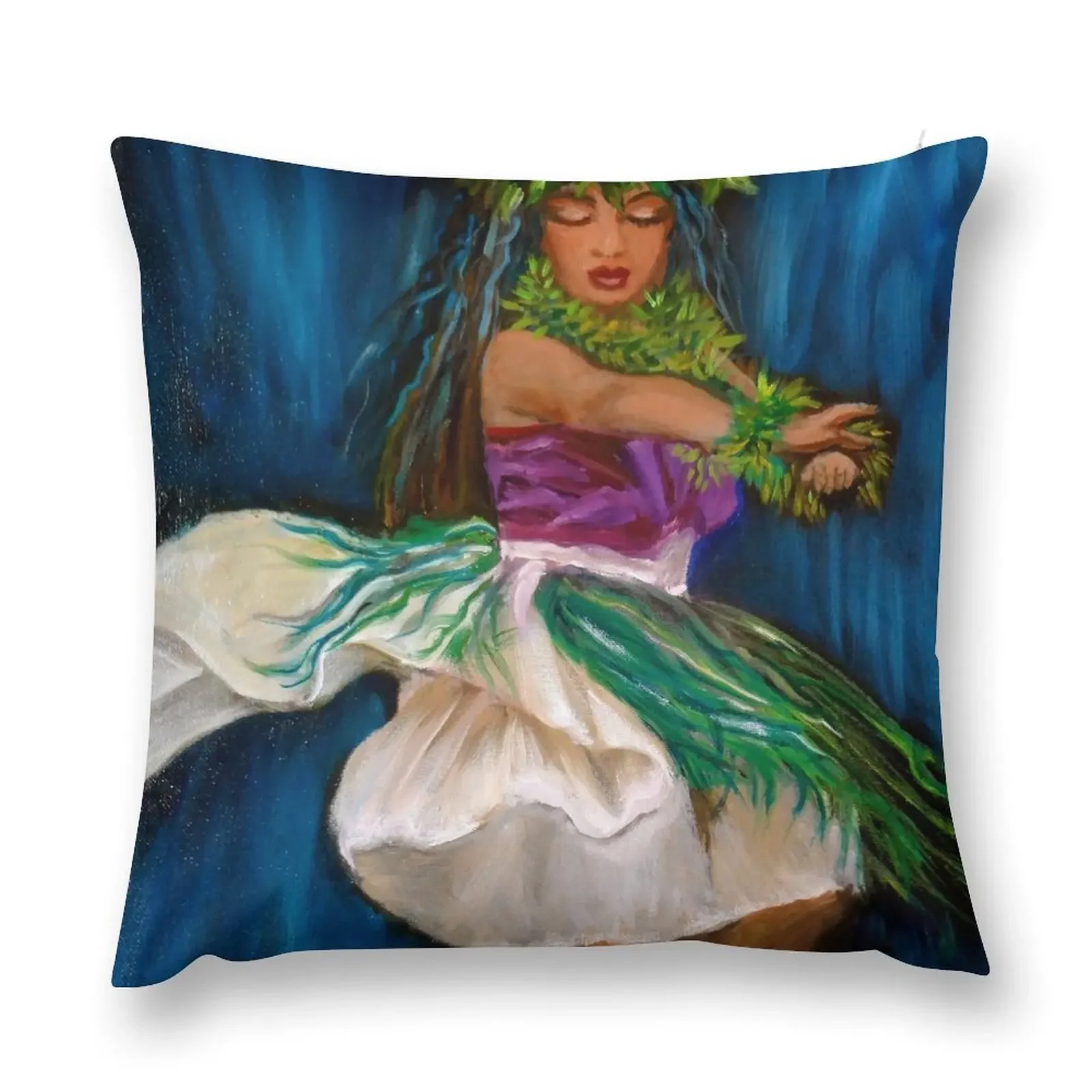 Merrie Monarch Hula Throw Pillow Custom Cushion Photo Pillow Case Christmas christmas ornaments 2025 pillow