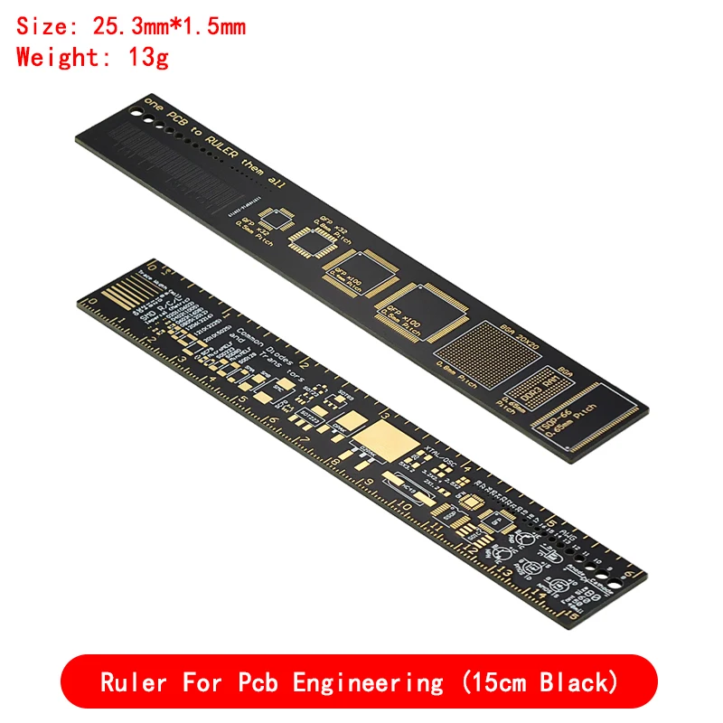 PCB Ruler For Electronic Engineers For Geeks Makers For Arduino Fans PCB Reference Ruler PCB Packaging Units v2 - 6