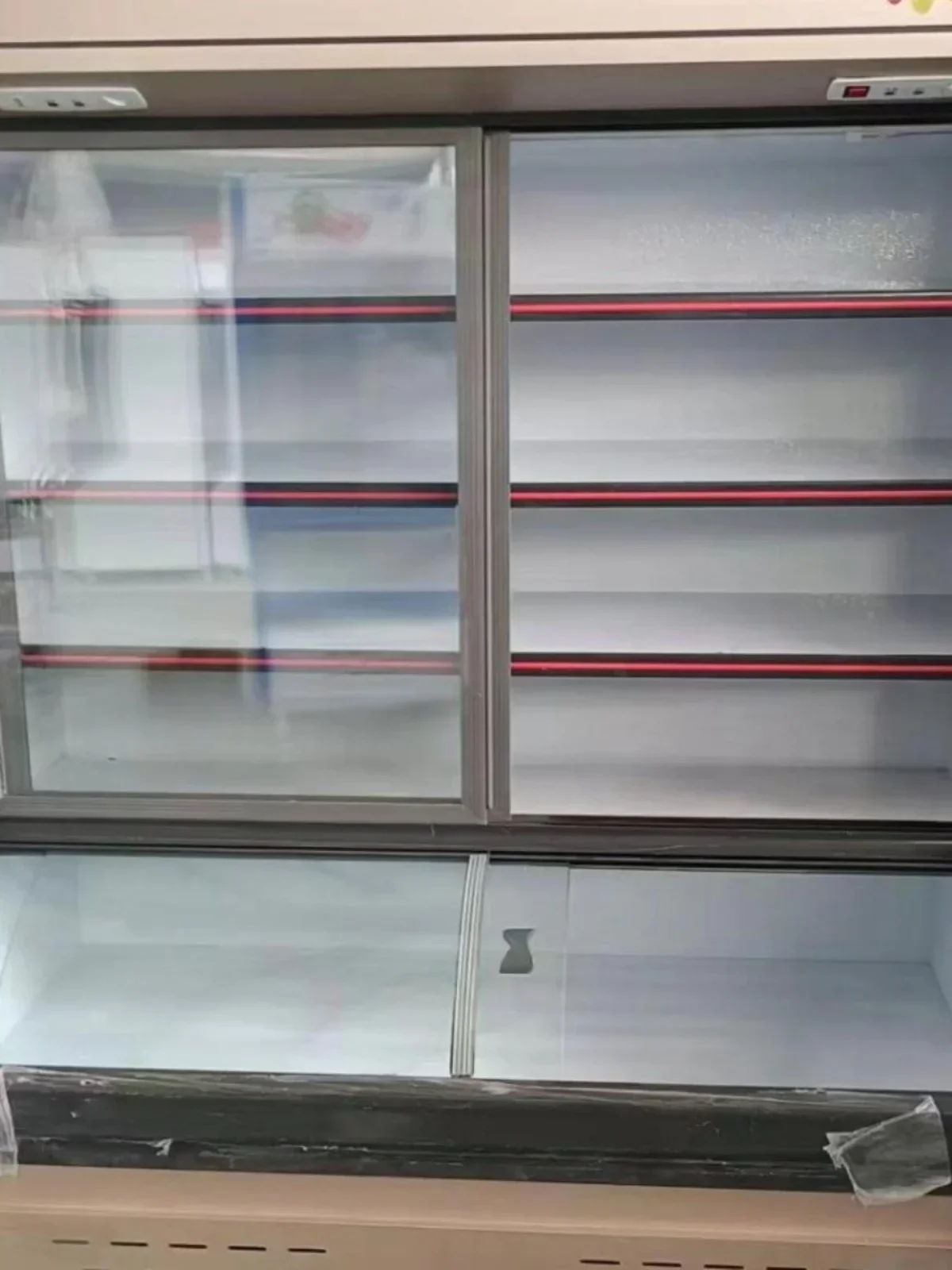 Vegetable cabinet Malatang display refrigerated and frozen commercial barbecue and fruit fresh-keeping