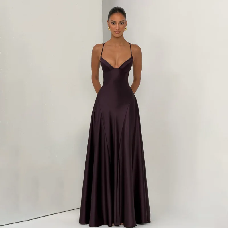 Ins Trendy European American Slip Dress Women 2026 Sexy Strapless High End Waist Cinch Bodycon Spicy Girl Dress - view 3