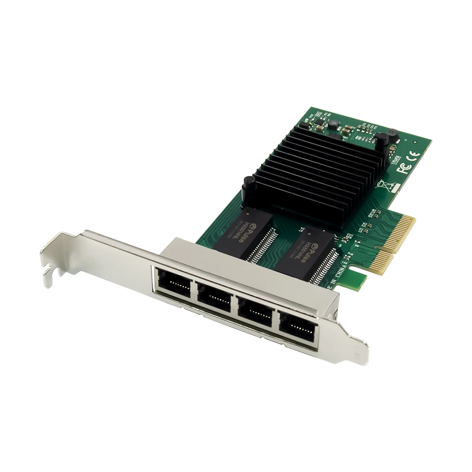 PCIe X4 I350-T4 Quad-1G RJ45 Machine Vision NIC