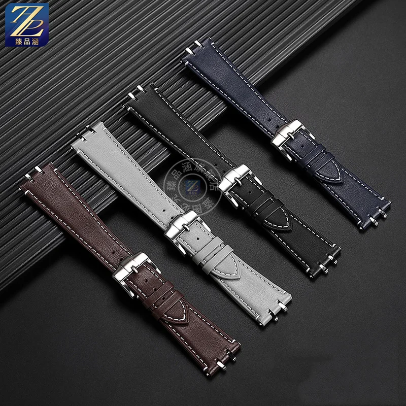 24mm cowhide strap forTu-dor Royal series M28600/M28603 modified watch strap for41mm dial watchband accessories