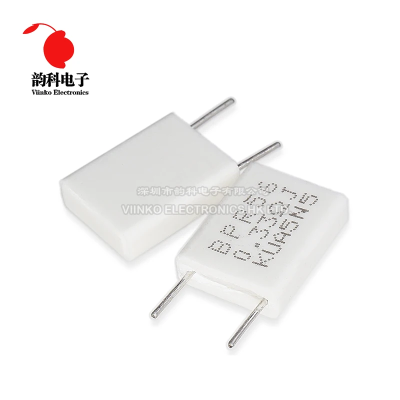 100pcs BPR56 5W 0.01 0.02 0.05 0.1 0.15 0.22 0.25 0.33 0.5 ohm Non-inductive Cement Resistor 0.1R 0.15R 0.22R 0.25R 0.33R 0.5R