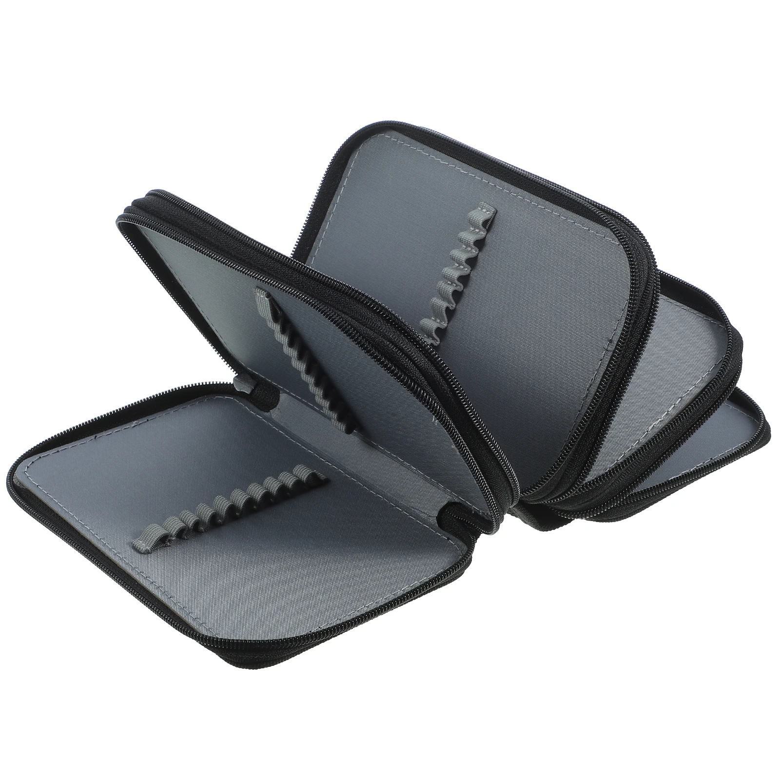 

Stationery Pencil Case Bags for Office Supplies Bracket Holder Cases Students Oxford Compartment