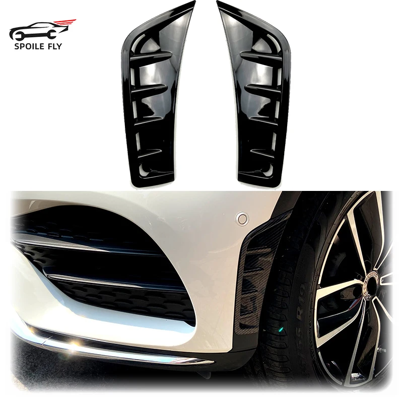 

2020 To 2023 For Mercedes Benz GLC C253 X253 GLC260 GLC300 Front Lip Bumper Wind Knife Blade Spoiler Splitter Hihgh Quality ABS