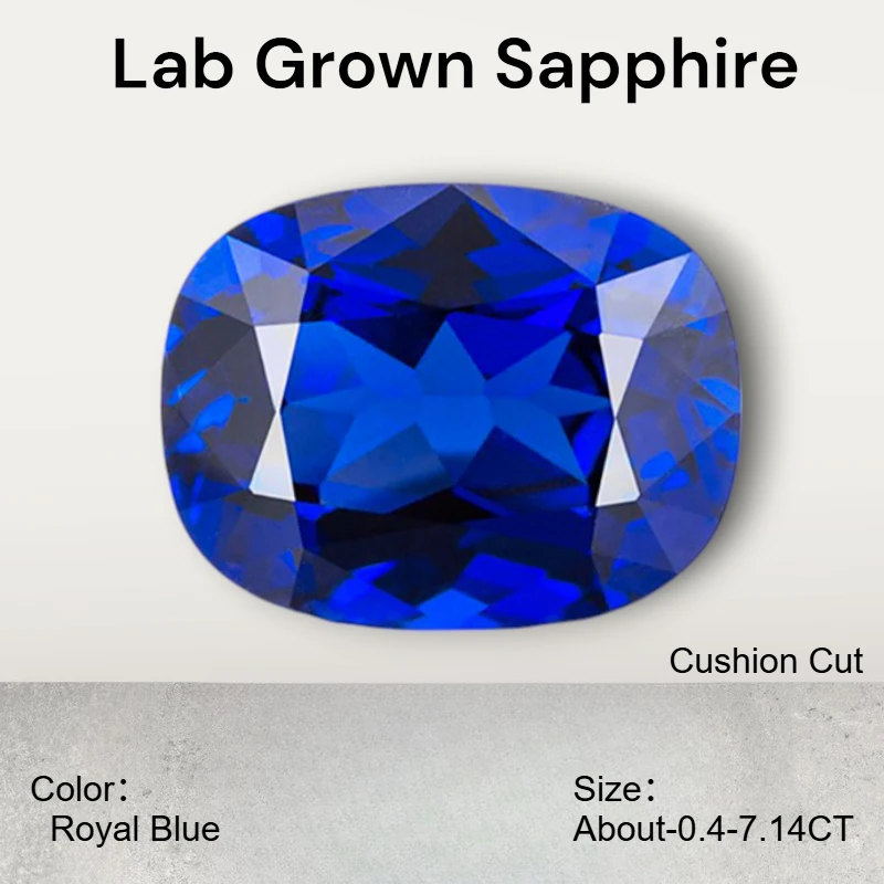 L-Lab Grown Sapphir… - image