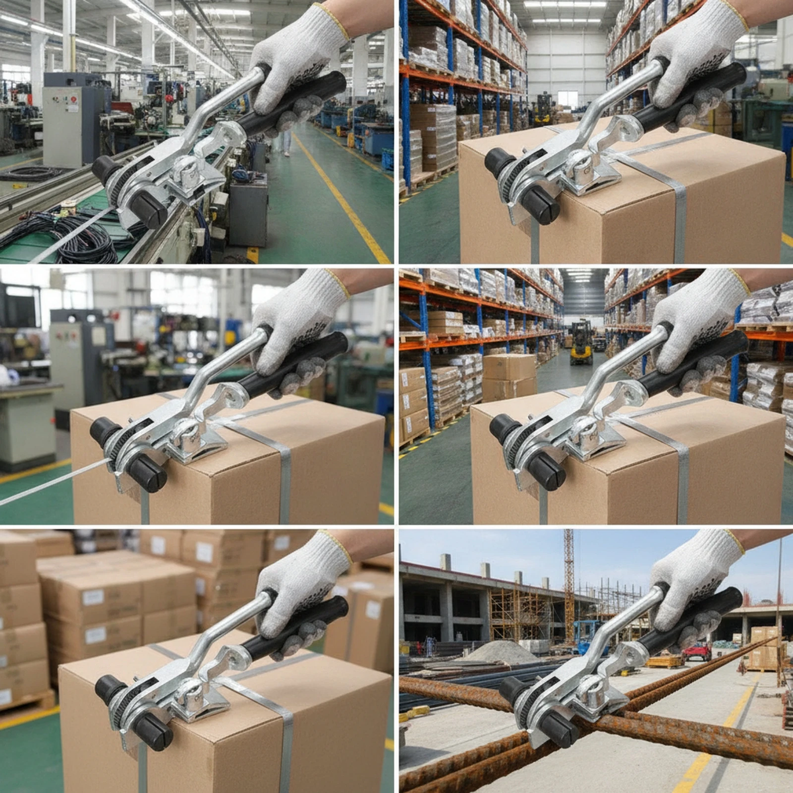 Manual Strapping Tensioner Portable Strapping Tensioner Banding Tool Long-Lasting Upgraded for Packers, Packaging, Warehouse view 5