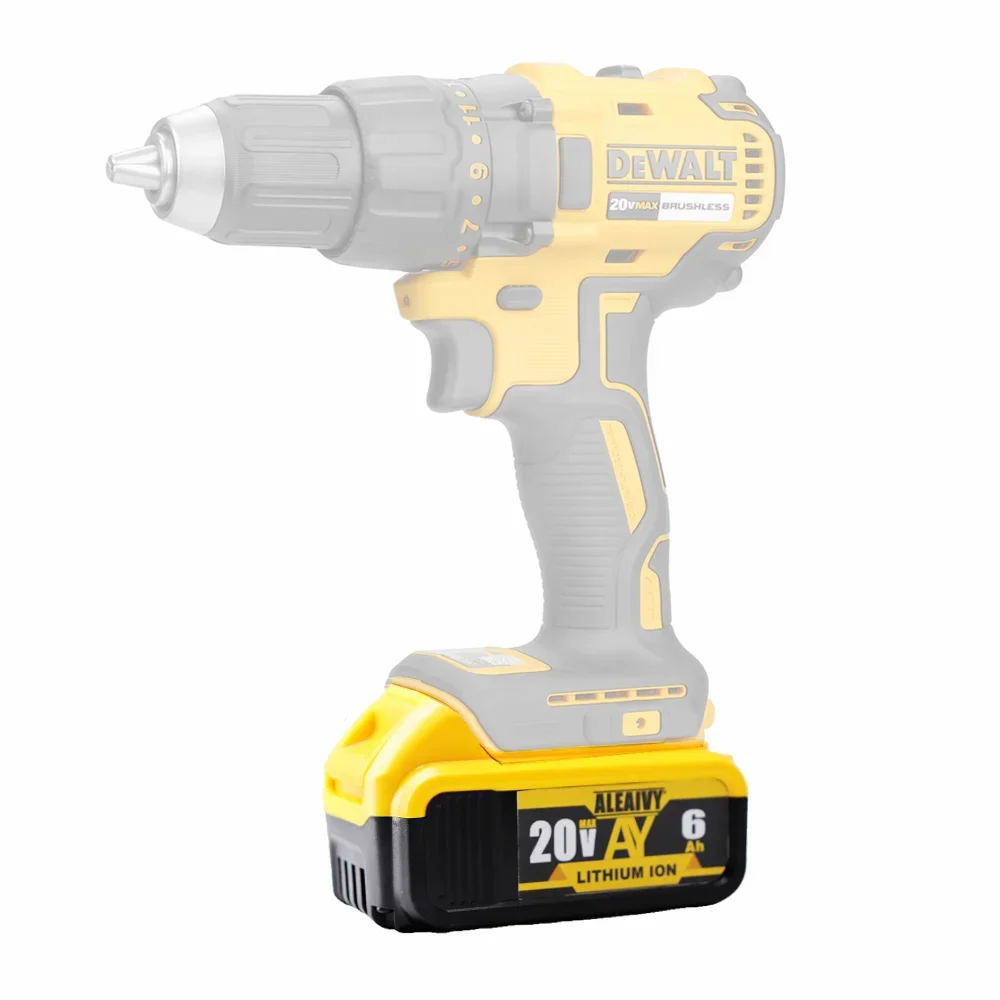DCB200กำเนิดแบตเตอรี่ลิเธียมสำรองขนาด20โวลต์6000มิลลิแอมป์ต่อชั่วโมงสำหรับ DeWalt 18โวลต์ DCB184 DCB182 DCB200 DCB180 DCB181 DCB182 DCB201 L50 DCB206