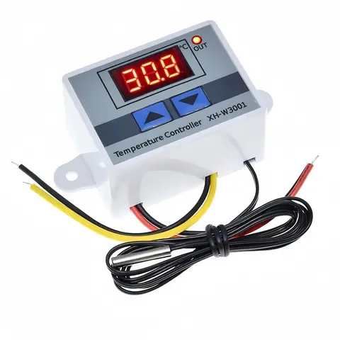 W3001 Digital LED Temperature Controller Cooling Heating Switch Thermostat Thermoregulator For Incubator DC12V 24V 220V 10A