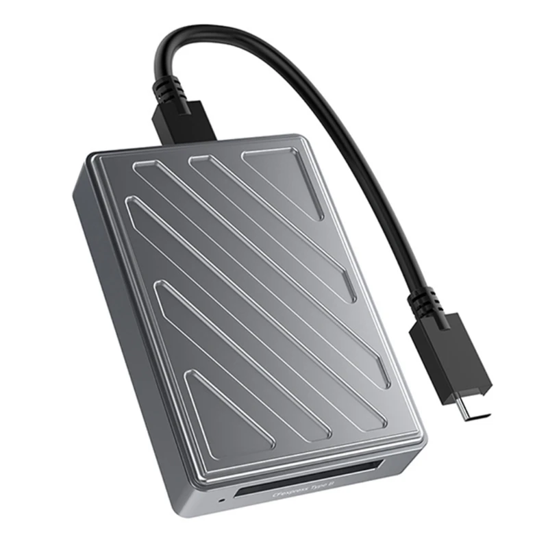 

Aluminum CFe TypeB Card Reader, USB4.0 40Gbps Fast Transfer and Heat Dissipation