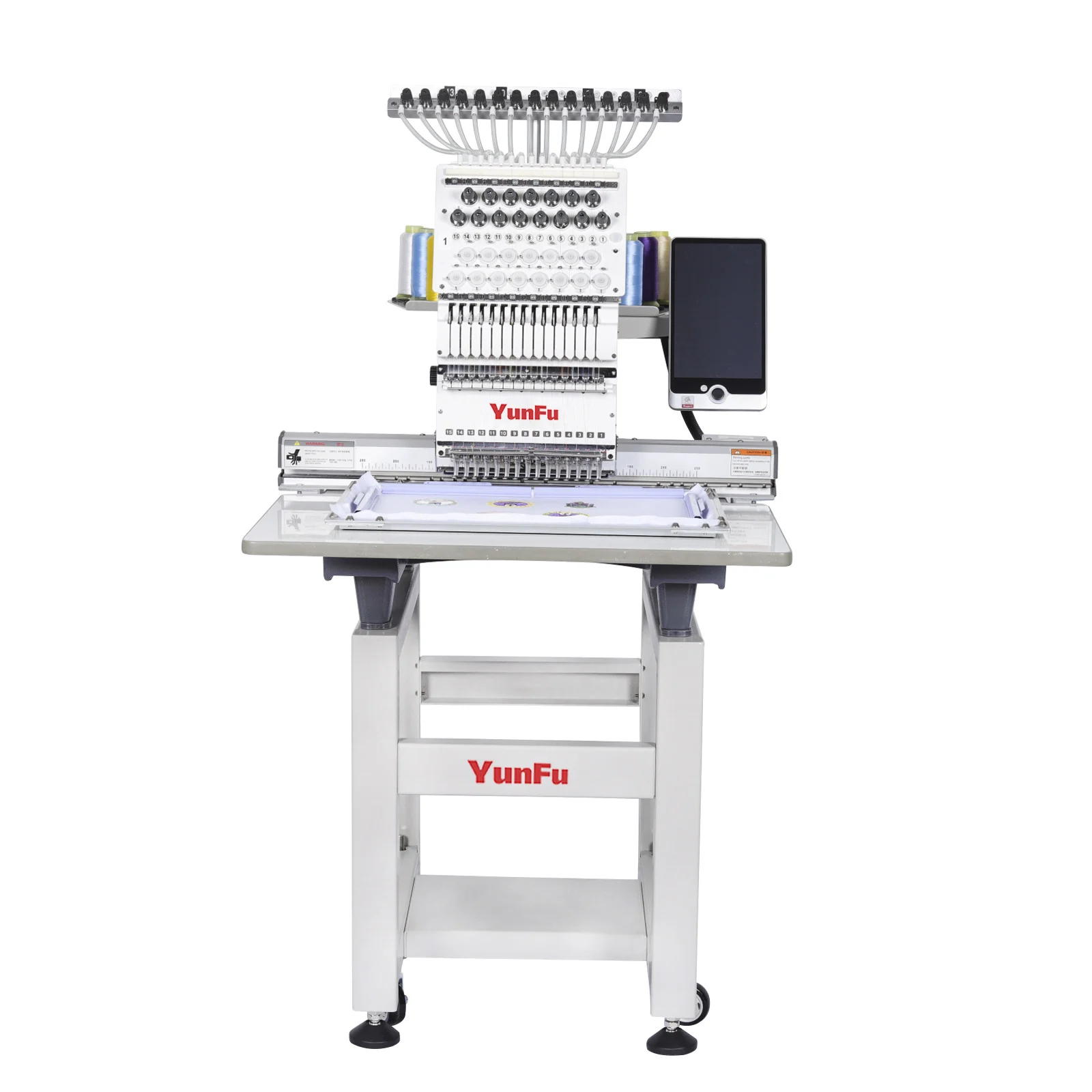 Single Head 12 Needles Fully Automatic Commercial Computerized Embroidery Machine New Reasonable Prices For Clothes Patches