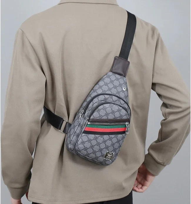 Universelle Multifunktionale Umhängetasche für Herren/Damen, Schulter-Crossover-Brusttasche, lässige Handtasche mit Kopfhörerfach – Detail 28